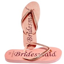 Bridesmaid Pink Glitter Flip