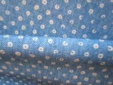 Titley & Marr s Madras Spot Linen Cott. Fabric Blend 67 with 13 wide tail x 42 L