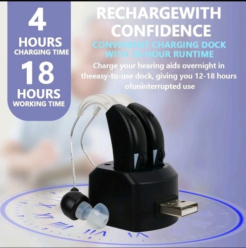 Hearing aids rechargeable - hearing,