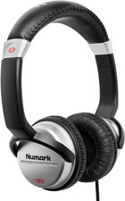 Numark HF125 Compact Recording and Monitoring DJ Headphones with 6Ft Cable, 40Mm