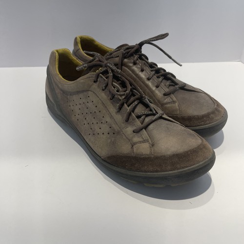 Ecco brown suede leather biom - brown,