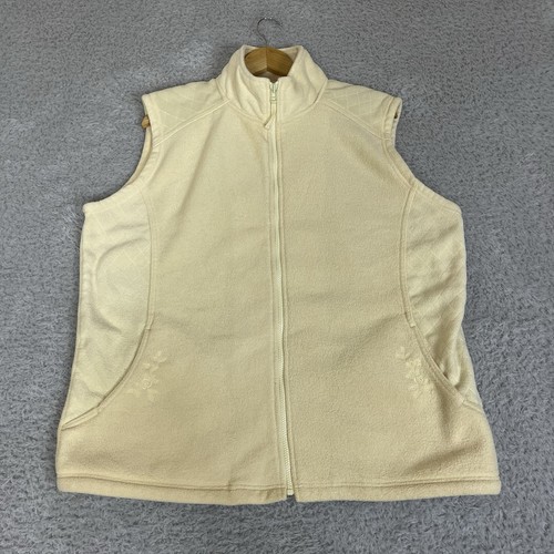 Country rose fleeced gilet - fleeced,