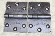 2 Old Door Hinges 3 X 4 3/8"