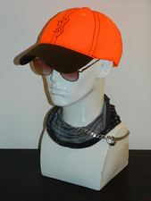 Browning Shooting hunting Cap fluorescent HI-Viz  orange Camo peak One size
