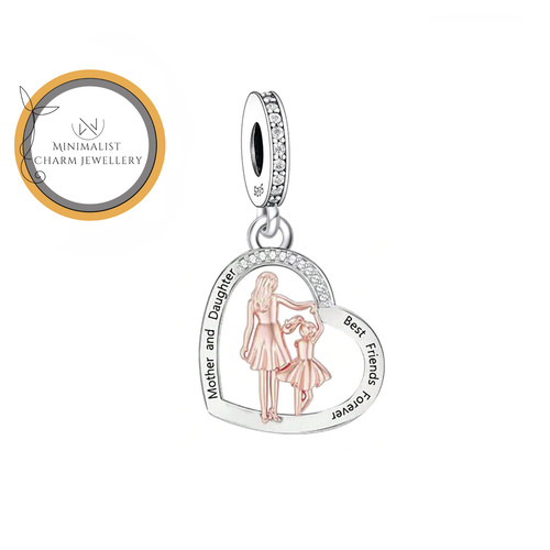 Mother and daughter heart - mother,