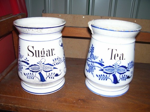 Blue and white - and, antique