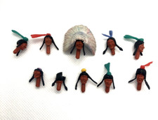 Timpo Indian Heads x 10