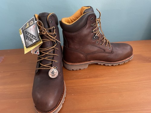 Chippewa men steel toe - chippewa, 8"