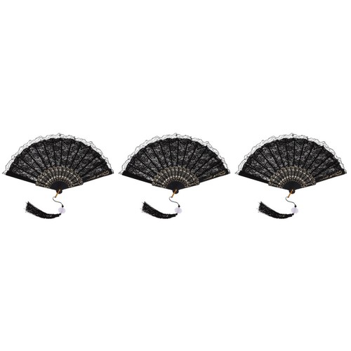 3pcs portable folding fans - 3pcs,