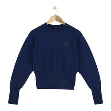 Adidas Karlie Kloss Sweatshirt Womens Size M Blue Crew Neck Pullover