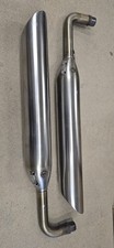 Genuine Pair Triumph Bobber standard Exhaust silencers 2202293 & 2202294 SET A
