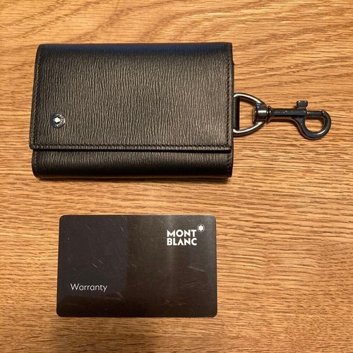 Montblanc black leather - montblanc, ring