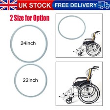 22/24" Wheelchair Tire Anti Slip Replacement PU Solid Tires Accessories