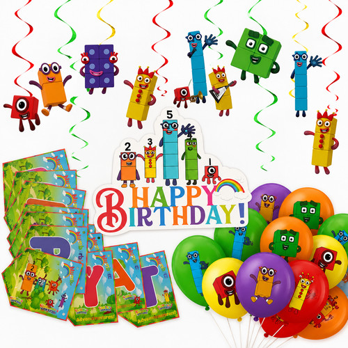 Numberblocks birthday party - numberblocks,