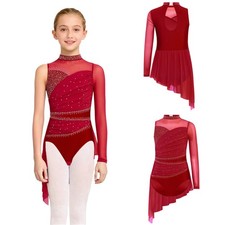 Kids Girls Lyrical Dance Dress