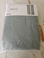 Ikea Hannalena Curtains 145cm x 300cm Green-Blue 804.698.52 