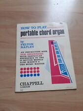 HOW TO PLAY Portable CHORD ORGAN Sheet Music