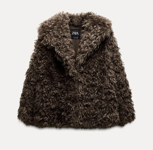 Zara chocolate brown - zara, faux
