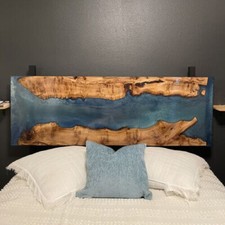 Epoxy Resin Bed Headboard /