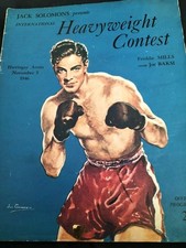 VINTAGE BOXING FREDDIE MILLS V