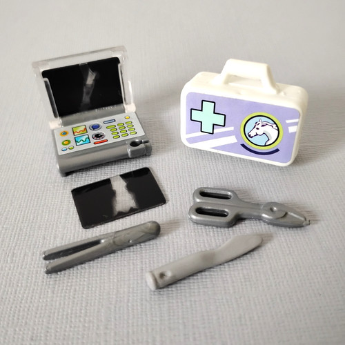Playmobil horse rays medical - x-rays,