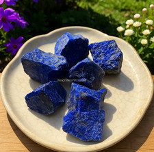 3pcs rough lapis - rough, lazuli