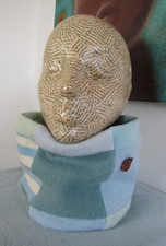 Tazzies Blue Green Hand Made
