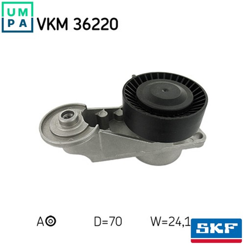 Belt tensioner vribbed - belt,