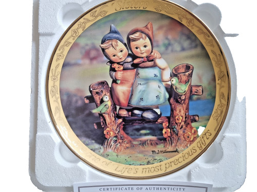 Hummel sisters plate danbury - sisters,
