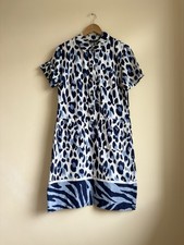 Pomodoro Blue Animal Print