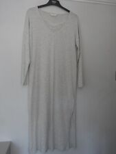 BNWOT - M&S MARKS & SPENCER GREY MARL COTTON/MODAL LONG NIGHTDRESS UK SIZE 8