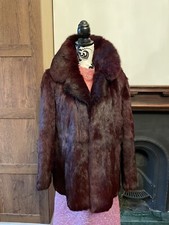 100% Real Coney Coat Jacket