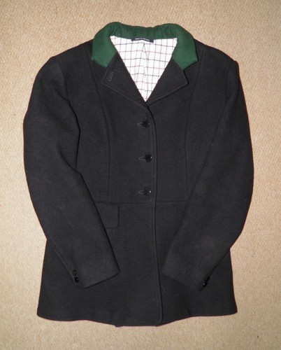 Vintage ladies black 100 - black, wool