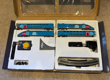 Mehano TGV Ouigo model train starter set in HO scale compatible with 00 gauge 