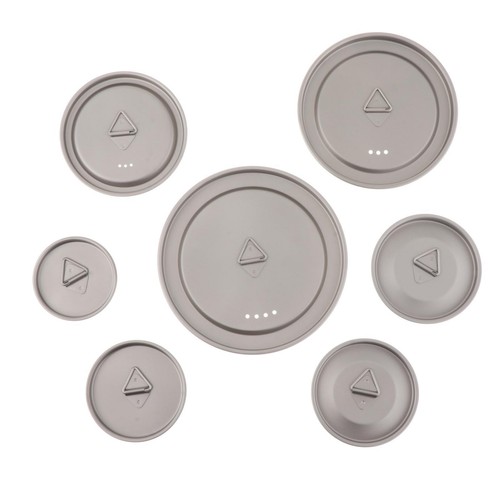 Titanium water cup - lid, camping