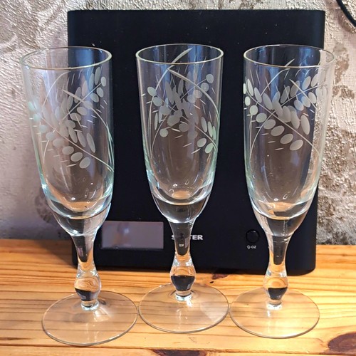 Set clear glass champagne - clear,