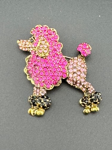 Sparkling crystal poodle dog - sparkling,