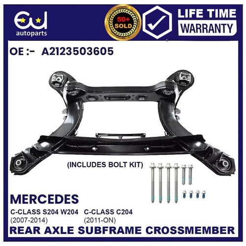 Rear axle subframe crossmember - rear,