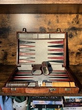Vintage Large Faux Leather