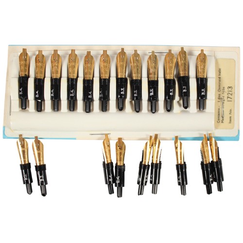 Osmiroid nibs 22k gold plated - nibs,