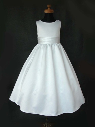 Flower girl dresses - girl, white
