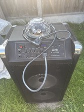 Portable Party Speaker with LED Light Effect & Microphone Input