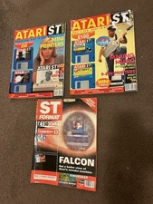 Three Atari ST Magazines: Atari ST Review And ST Format