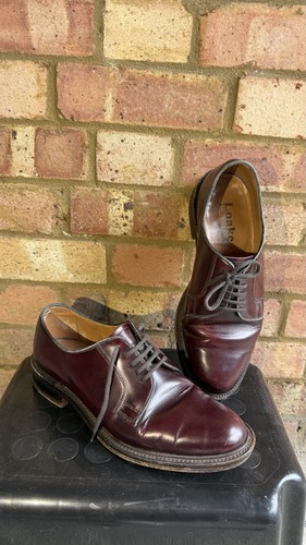Loake 771t burgundy leather - loake,