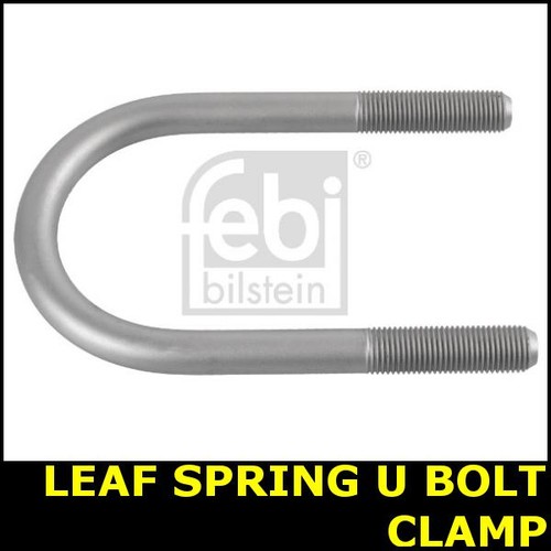 Leaf spring bolt clamp - u, fits