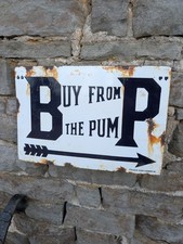 BP ENAMEL SIGN BP FROM THE