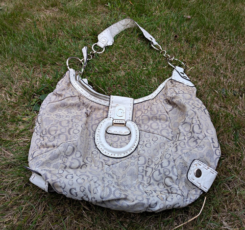 Guess beige logo shoulder - guess, bag