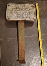 Queen Victoria Plaque With Cast Iron Post 20" Height