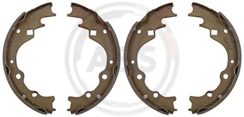 Rear brake shoe set fits - brake,