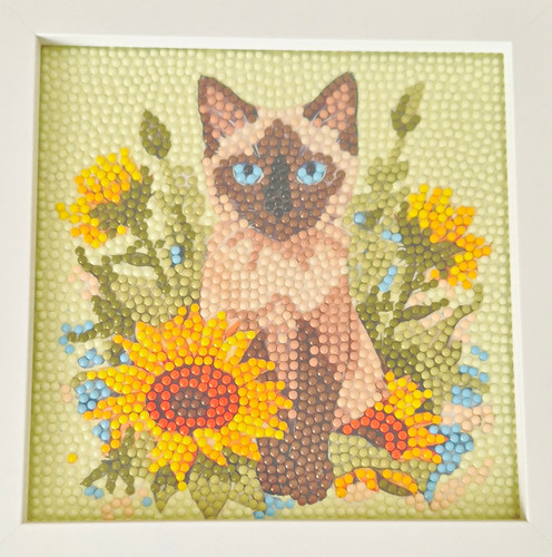 Framed finished cross - cross, stitch